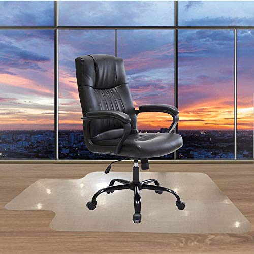 Office Chair Mat for Hardwood Floor, Home Office Tile Floor Protector Rolling Computer Desk Chair Mat Transparent Clear Plastic( 36