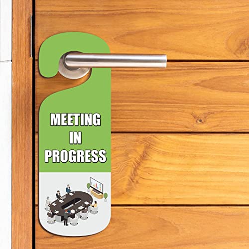 Image of CVANU Meeting in Progress Wooden Door Sign Hanger Size(24cm x 8.5cm) cv77