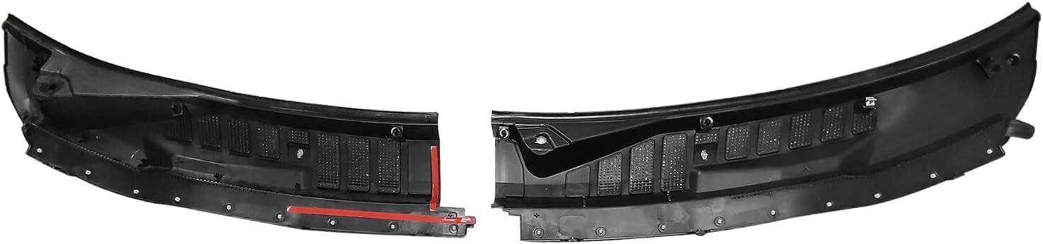 F250 Windshield Wiper Cowl Cover Panel Fits 2017 2018 2019 2020 2021 2022 Fo-rd F250 F350 F450 F550 Super Duty HC3Z-25022A68-AB Left & Right Front Grille Insert Panel
