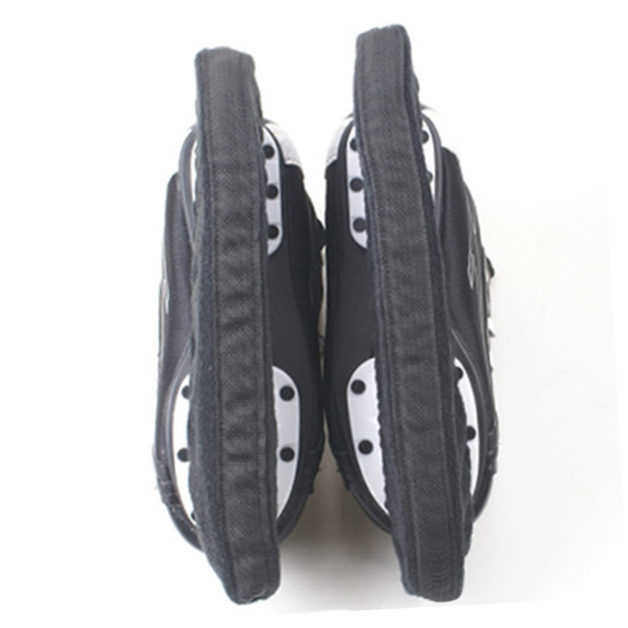 HEMOTON Skate-Schutz Eislaufschuhe Klingen Rollschuhabdeckung Skating-abdeckungen Hockeyschlägerabdeckung Elastisch Eiskufe Schlittschuhsauger Bewachen Skates Flanell Schwarz