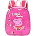 Mochila Infantil,Mochila Escolar Infantil,Niños Niñas Bolsa para la Escuela Dibujos Animados Animales Mochila Escuela Primaria Kindergarten Mochilas para 3-7 Años(Rosado)