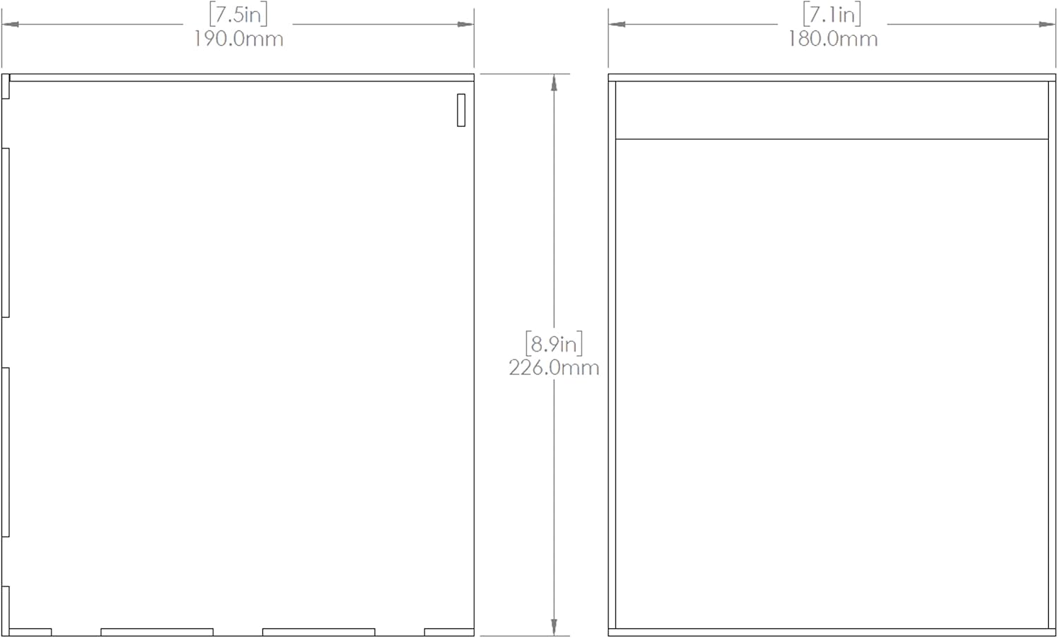 LLC, KISS Simple Double Wide (KDW) Book Nook Kit, Wooden Diorama Project, Model DIY Dollhouse, Bookend Book Nook Building with LED Light, Gift for Birthdays, Christmas, Holiday, USA Made