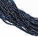 Montana Blue Silver Lined Czech 8/0 Glass Seed Beads 1 Full 12 Strand Hank Preciosa Jablonex