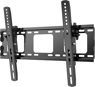 JXMTSPW Tilt TV Wall Mount for Most 32-80" TV Monitor LED LCD Flat Curved Screen Slim Profile Fit 55 60 65 70 75 inch Max VESA 600x400mm Heavy Duty Holds up to 80KG Ultra Strong Wall Mount Bracket