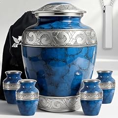 Fire Blue Urn Set