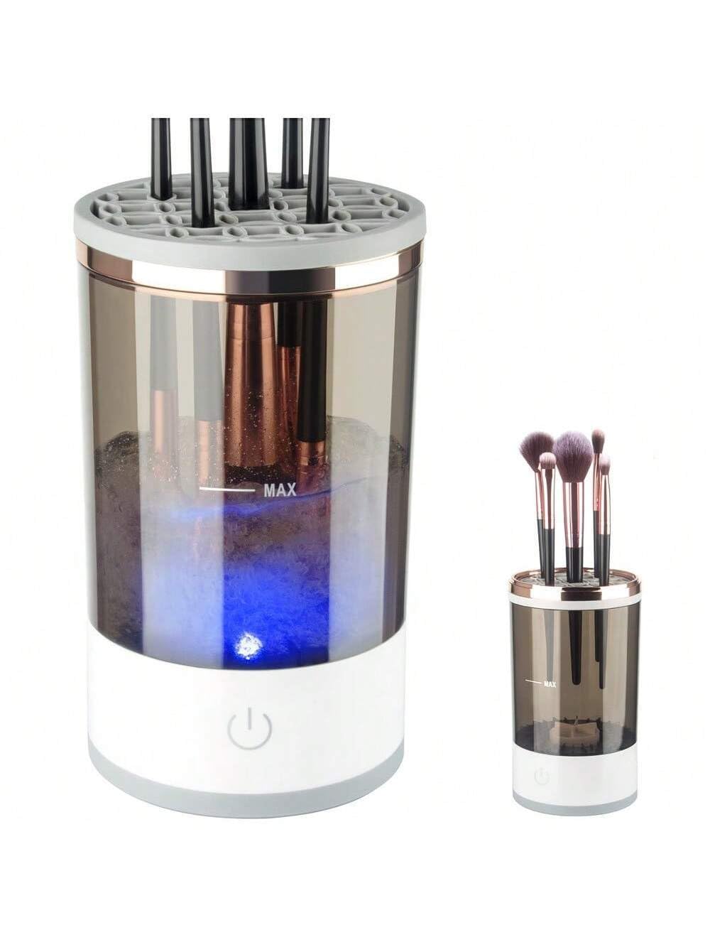 Limpiador De Brochas De Maquillaje Eléctrico Usb De 1 Pieza, Herramienta De Limpieza De Brochas De Maquillaje Completamente Automática, Dispositivo De Limpieza De Brochas De Maquillaje Eléctrico