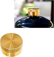 Vista 2 de Joywayus 2 tapas de botella de propano de latón macizo, universal, para todos los cilindros de tanque de gas de 1 libra, tapa de protección sellada