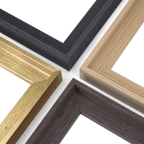 WEITAVAS Solid Wood Canvas Floater Frame for 0.6-0.9" Depth 14x18 Art, Canvas Floating Frames, Oil Painting Floater Frame (14x18,Light Brown) by WEITAVAS - Used condition - US$31.19