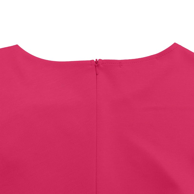 Image of Wear to Work Dress for Women Business Casual Bodycon Midi Dress Elegance Church Outfits
