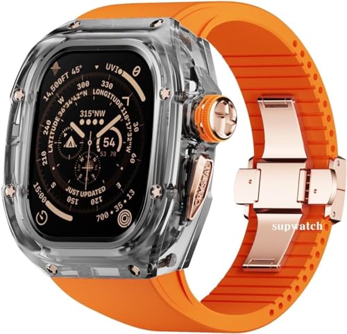 Bracelet montre transparent 49 mm pour exprimer votre style unique
