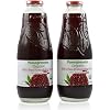 100% Organic Pomegranate Juice, 33.8 Oz Glass Bottle (2 Pack) No Sugar, No Artificial Colors, No Preservatives, No Flavors Added, Gluten Free and Kosher