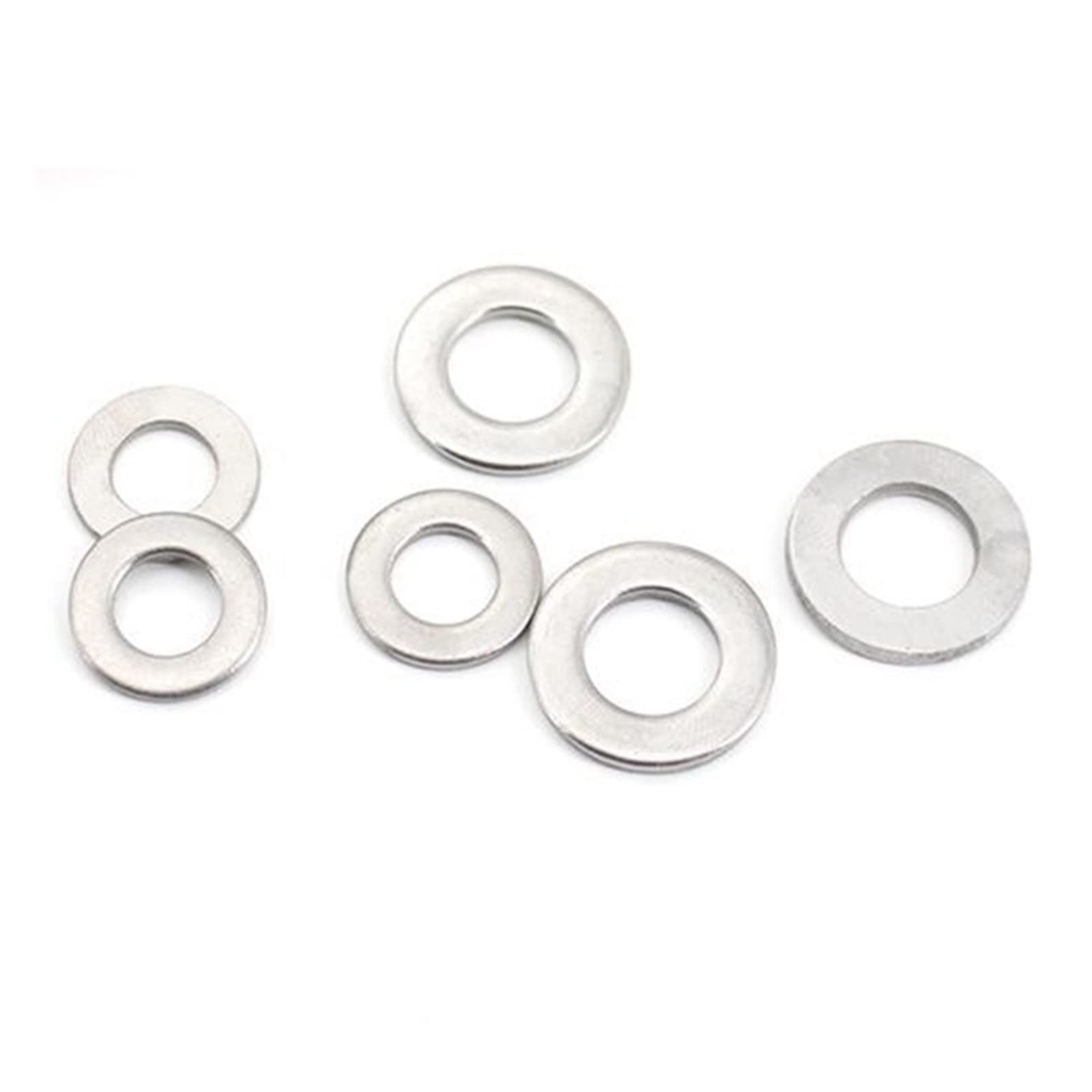 Rondella Rondelle Piatte In Acciaio Inossidabile 10/50 Pz 304 - Foto 7