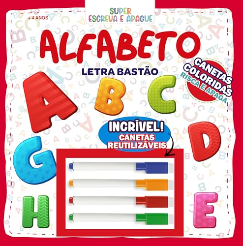 Super escreva e apague – Alfabeto: