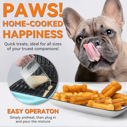 Baker's Friend - Leckerli-Herstellungsmaschine für Hunde in 2 Formen, 16 Leckerli-Formen, Geschenk für Hundeliebhaber, personalisierte Hundegeschenke, Snack-Maschine