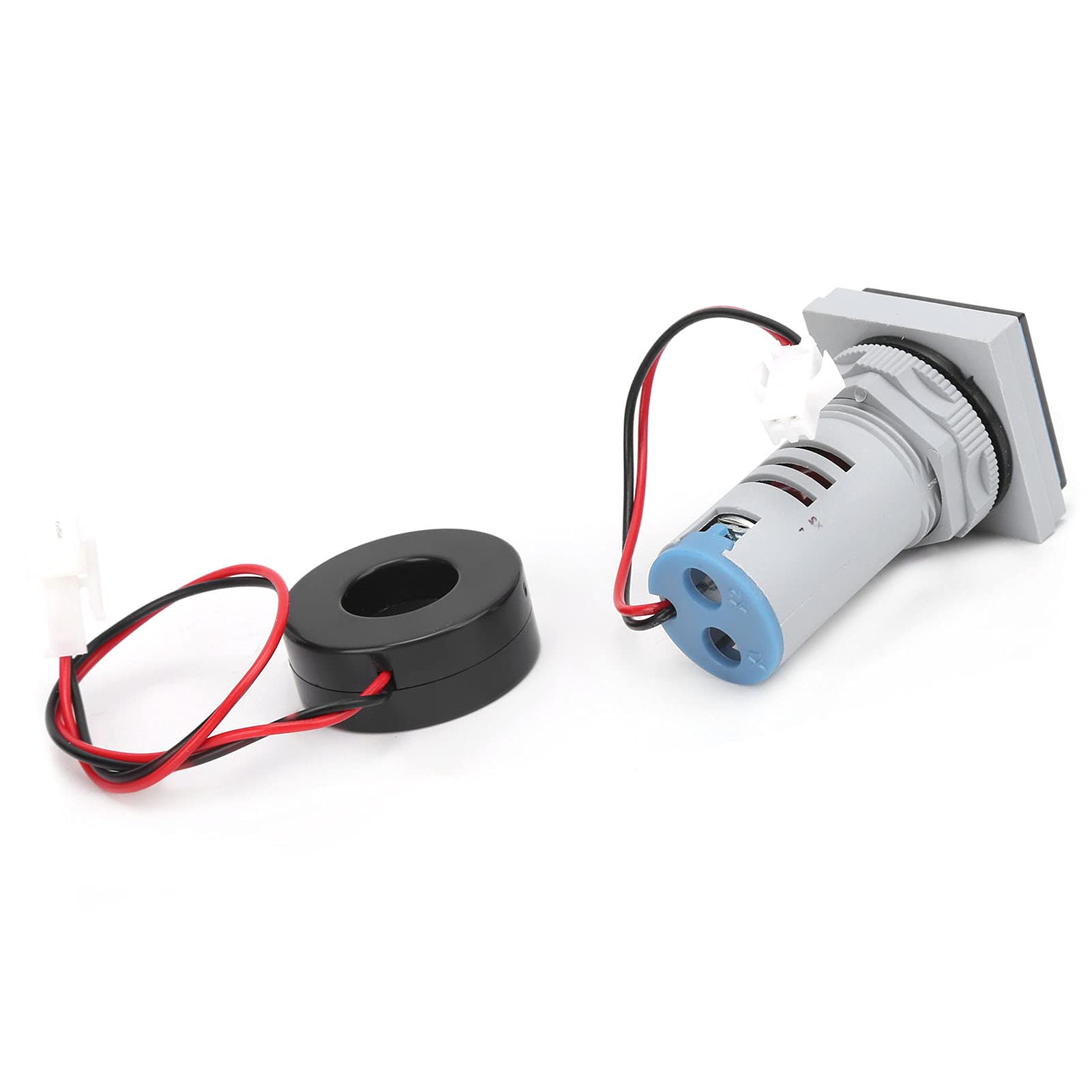 3 in 1 AC 60~500V Digital Voltmeter Ammeter Hz Hertz Frequency Meter Current Voltage Indicator Tester Amp Signal Light LED 22mm