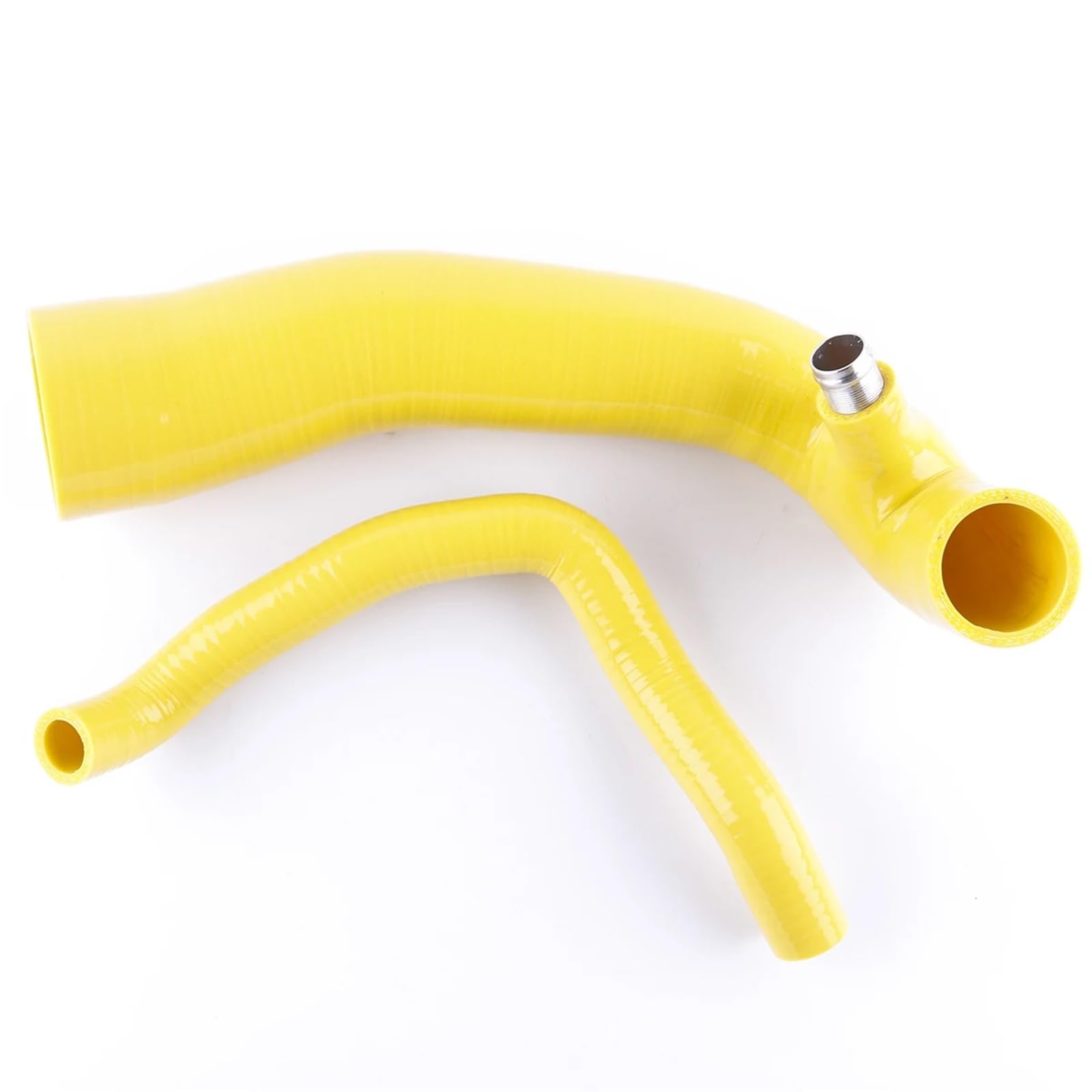 Poaahusn Yellow Turbo Intercooler Hose Fit For Cooper S 1.6 R56 Turbo 2007 2008 2009 2010 Air Inlet Pipe Intake Boost Silicone Hose(Yellow)
