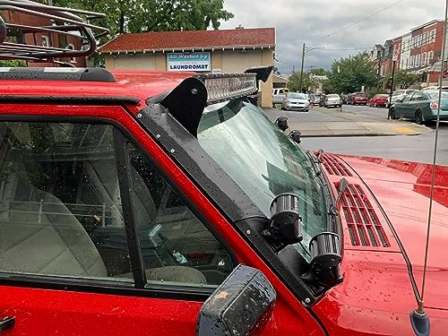 Windshield Pillar Mount Brackets LED Light Bar FITS Jeep Cherokee XJ Comanche MJ Blank