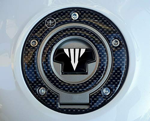 labelbike - Autocollant 3D Moto Bouchon Réservoir Protection et Décoration en Résine Compatible avec Yamaha MT-03 MT-07 MT-09