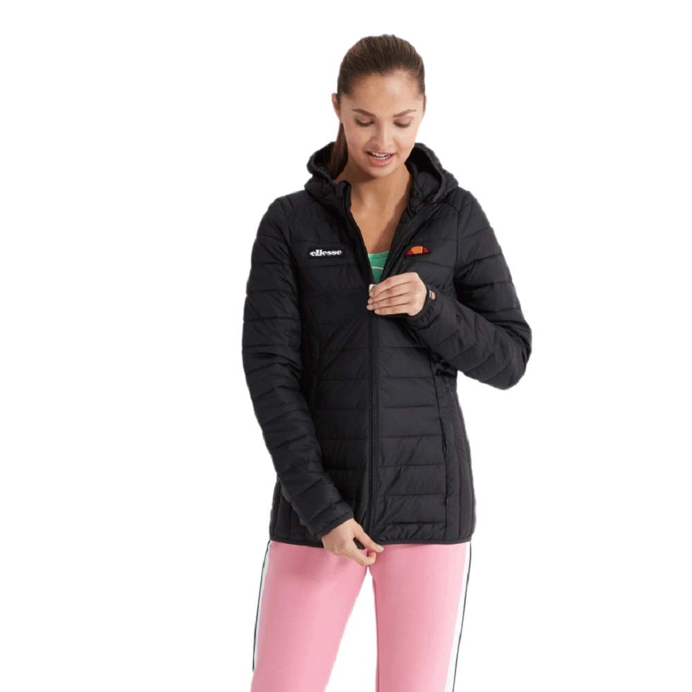 Ellesse Women's Lompard Lompard Jacket, Black, 12 (Manufacturer Size: 40)
