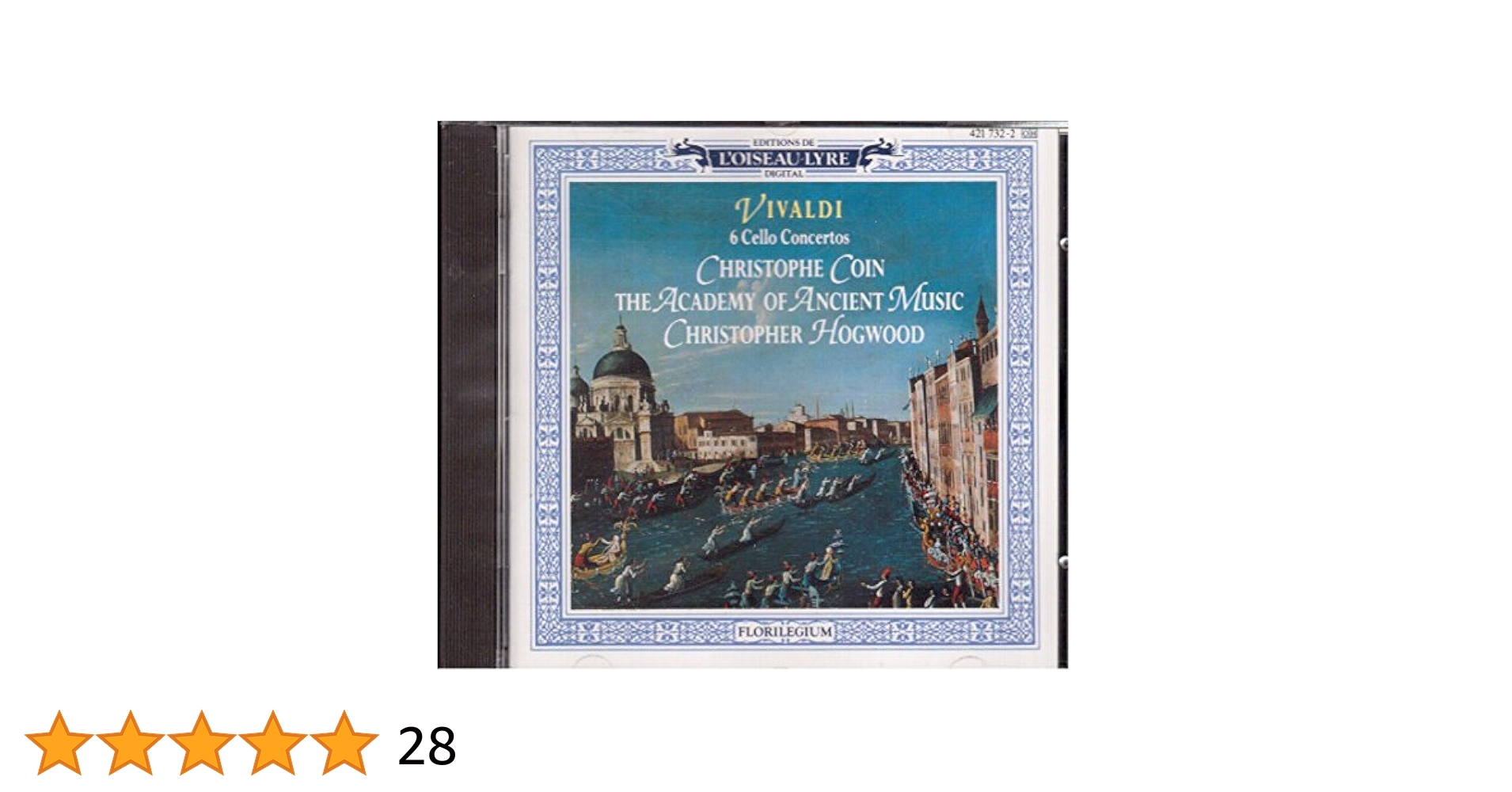 Amazon.com: Vivaldi: Six Cello Concertos: 0028942173224