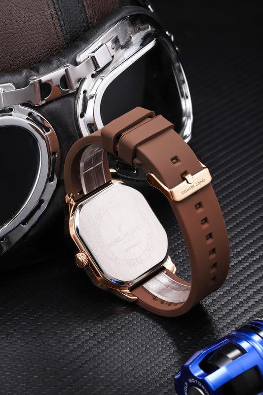 Image of Daniel Hechter Paris Rivoli Collection Modern Analog Watch for Men with Octagon Dial and Silicon Band-DHM1003