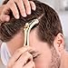Elevate Derma Roller 0.25mm with 540 Titanium Microneedle Roller for Women & Men - Gold Roller for Face Skin Hair & Beard - Includes Storage Case
