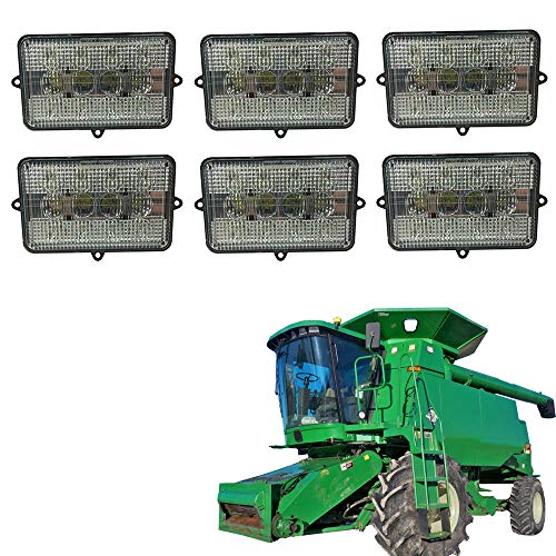 John Deere Combine LED Light Kit - Includes 6 Lights (Fits Models: 9400, 9410, 9450, 9500, 9510, 9550, 9560, 9570, 9600, 9610, 9650, 9660, 9670, 9750, 9760, 9860, 9870, 9880)