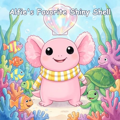 Alfie's Favorite Shiny Shell: A Book About Sharing and Making Treasures Shine Brighter (Alfie the Axolotl 4) (English Edition)