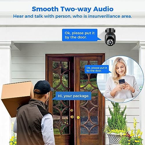 Image of Hiseeu 5MP Wireless Security Camera System with 14 inch LCD Monitor