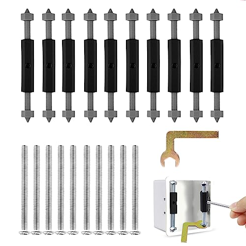 86Tipo Reparador Tornillo Llave Interruptor, 10 Juegos