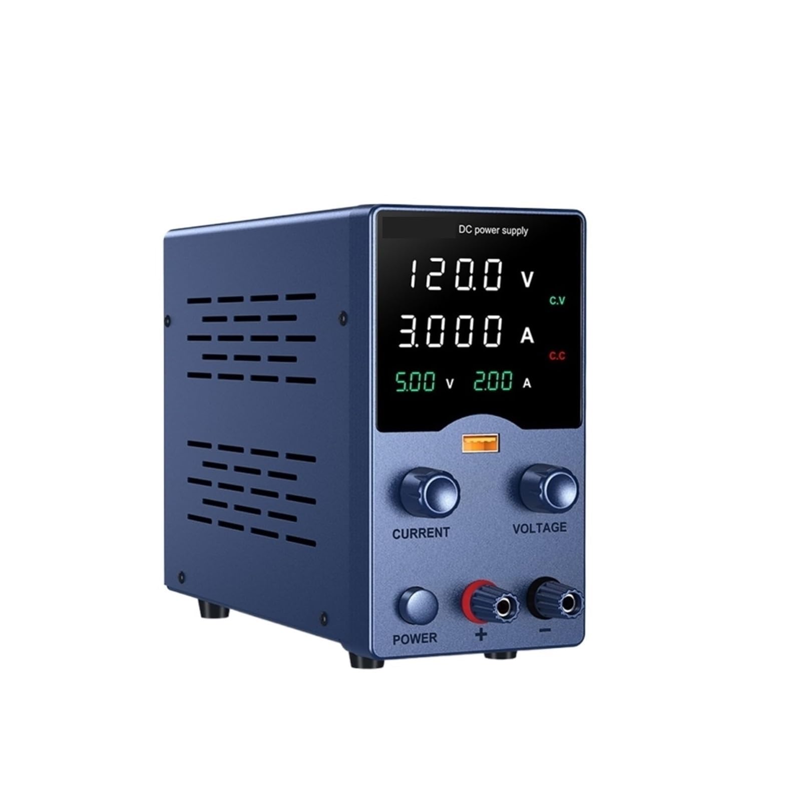 Fuente de alimentación de CC, Fuente De Alimentación 30V 10A CC Ajustable 5A 60V 120V 3A Con Salida USB Banco Visualización Fuentes Laboratorio(GA3010L 32V 10A)