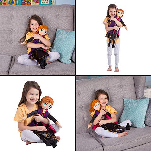 Image of Franco Kids Bedding Super Soft Plush Snuggle Cuddle Pillow, One Size, Disney Frozen 2 Anna