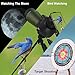 LULOLO 30-90x90 UHD Spotting Scope with Tripod Carrying Bag & Upgraded Phone Adapter - Super Bright BAK4 Prism Waterproof Spotting Scopes for Target Shooting, Hunting, Bird Watching, Wildlife Viewing