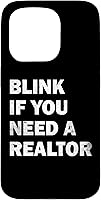 Vista 13 de iPhone 13 Blink If You Need A Realtor Real Estate Agent Dad Men Women Case