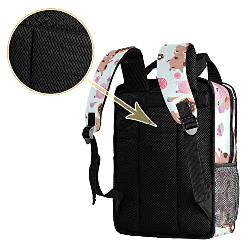 Sac à dos pour garçons à bretelles réglables rose confortable