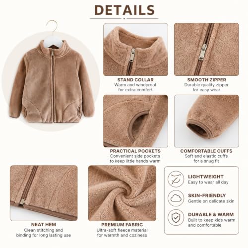 Image of MOMISY Baby Boy & Girls Sweater Jacket Front Open Cardigan