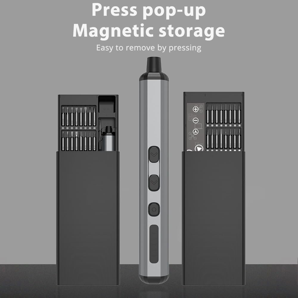 68 In 1 Electric Set Mu Rechargeable Screw Drier Maintenance Type C Charging Led Mu Rechargeable Screw Drier For Mobile Phones Computers Furniture Home