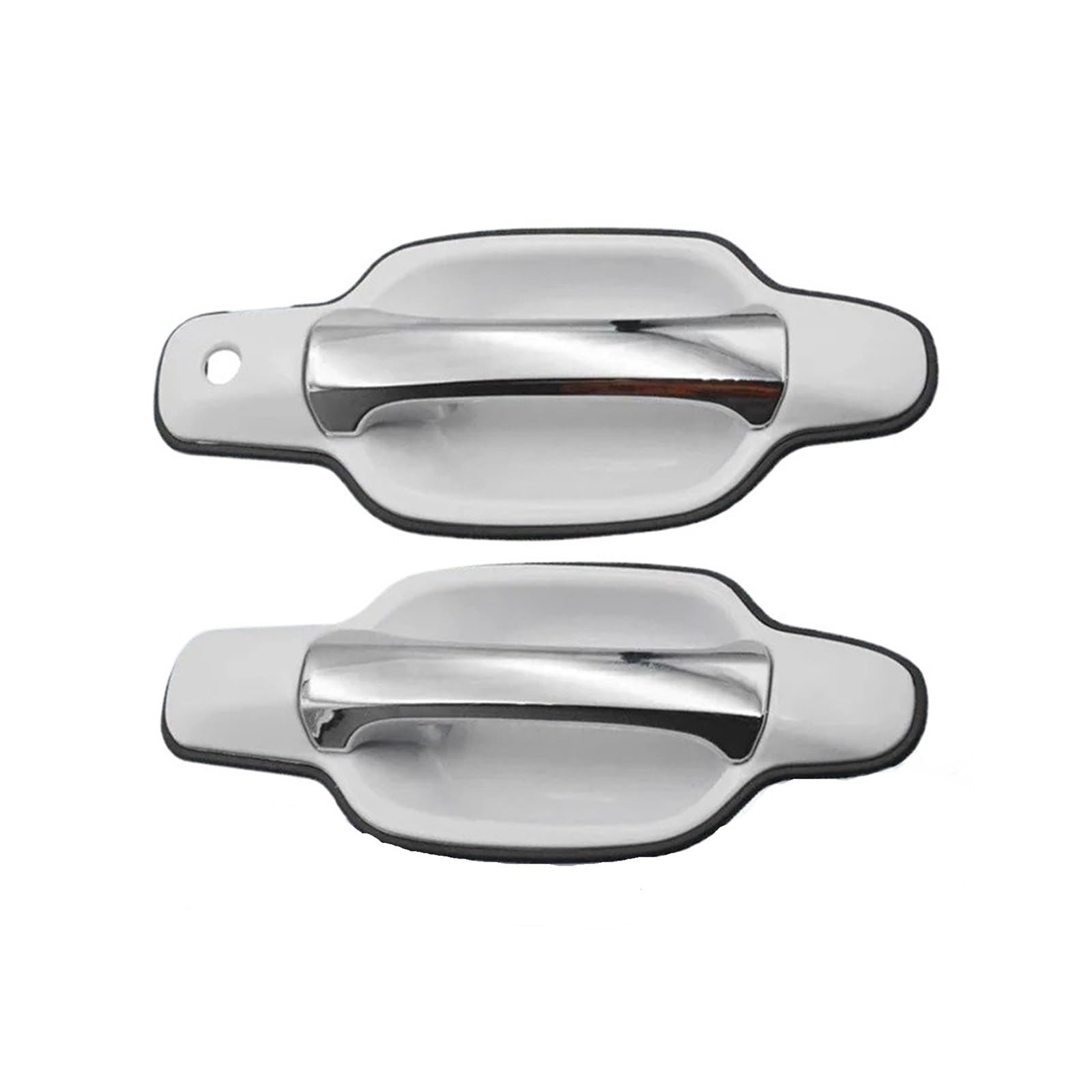 Nokrgqw Plating White Left Handle Passenger Outside Handle Door For Isuzu For Dmax 2002-2011 Left Right Front Rear Exterior Door Opening(Plating White)