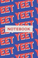 Notebook: Yeet Red Pink Typography Meme Pattern 1795466944 Book Cover
