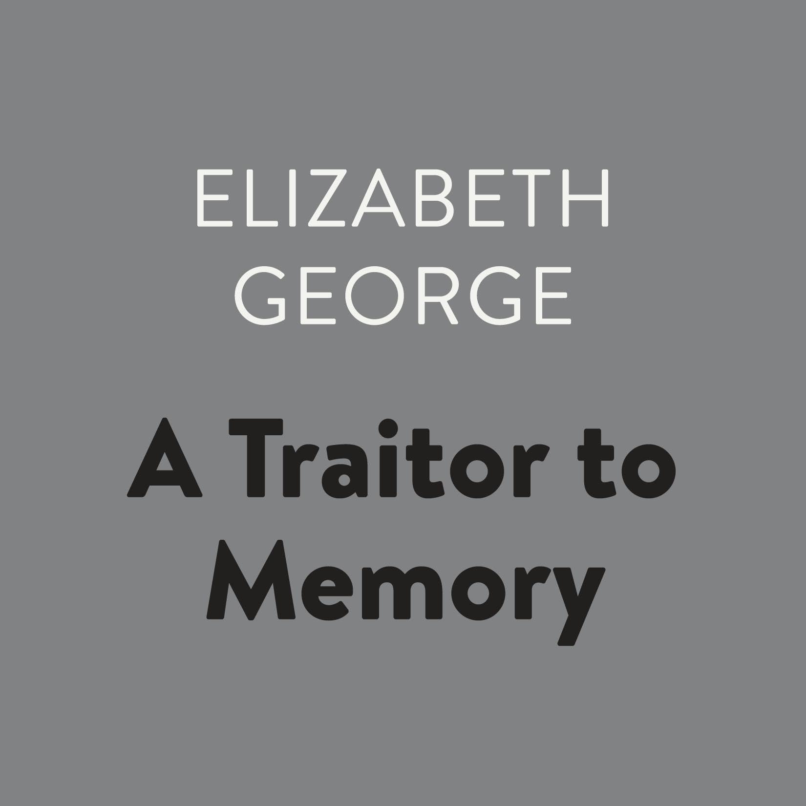 Cover art for A Traitor to Memory
