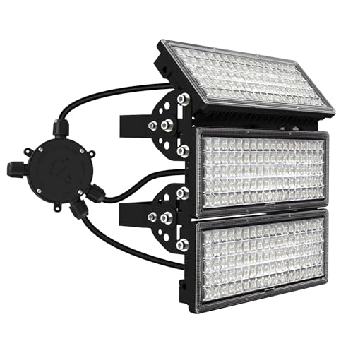 Kekeou 300W LED Stadium Lights 42000LM Outdoor Flood Lighting 6500K