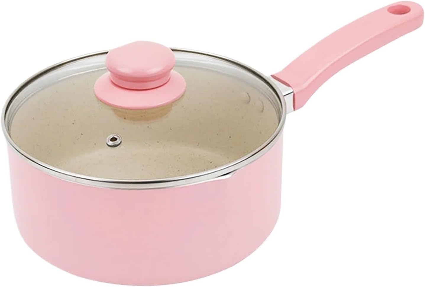 Compatible For Non-stick Coating Aluminium Saucepan With Lid Milk Pot(2.2L)