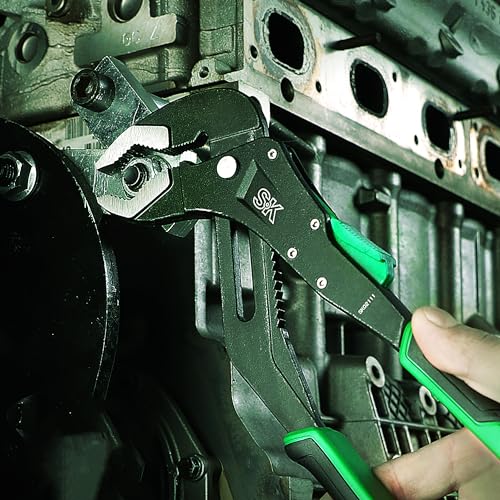 SK Alicate de encaixe rápido de 30,5 cm, alicate de bomba de água, estrutura CR-V premium, design Su