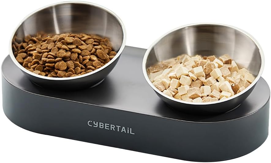 PETKIT Raised Dog Cat Food Bowl 304 Stainless Steel, Elevated Food and Water Bowl Dishes, Nicely Made, Sturdy Cat Feeder Bowl 2