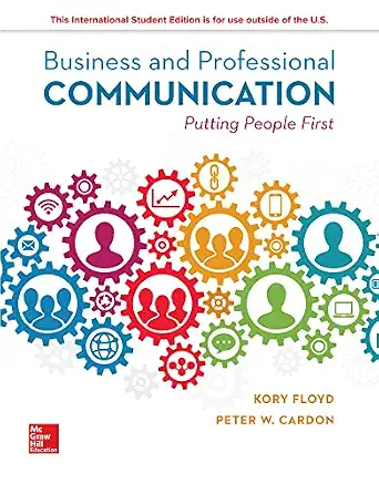 Business and Professional Communication book cover