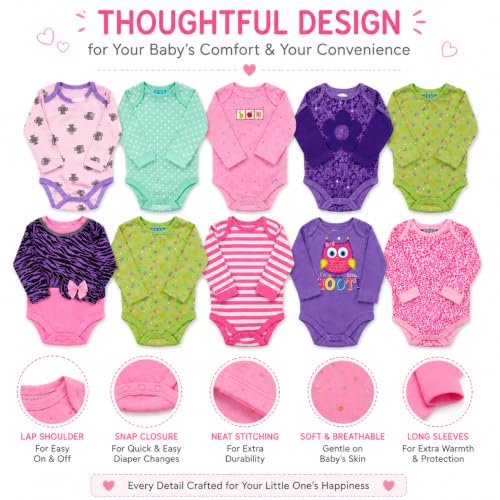 Image of Unisex Baby Footed Sleepsuits | Long Sleeve Footed Sleepsuits | Baby Rompers Cotton Sleeveless| Long Sleeve Bodysuits IHalf sleeve onesies