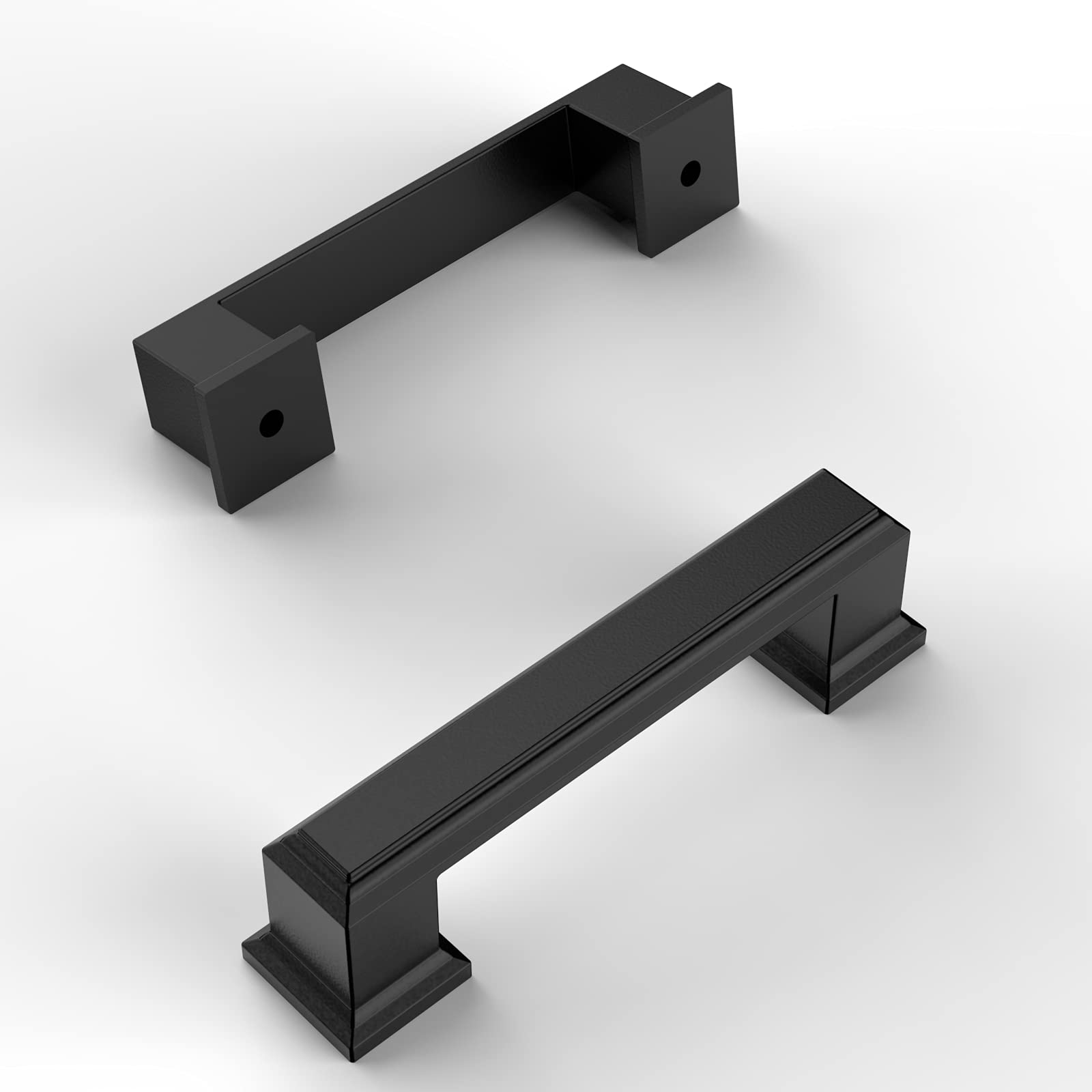 Matte Black Cabinet Pulls - 10 Pack -12