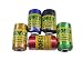 GOELX Silk Thread for Jewelery-Making 5 Spools - Black,Red,Peacock Blue,Green,Golden