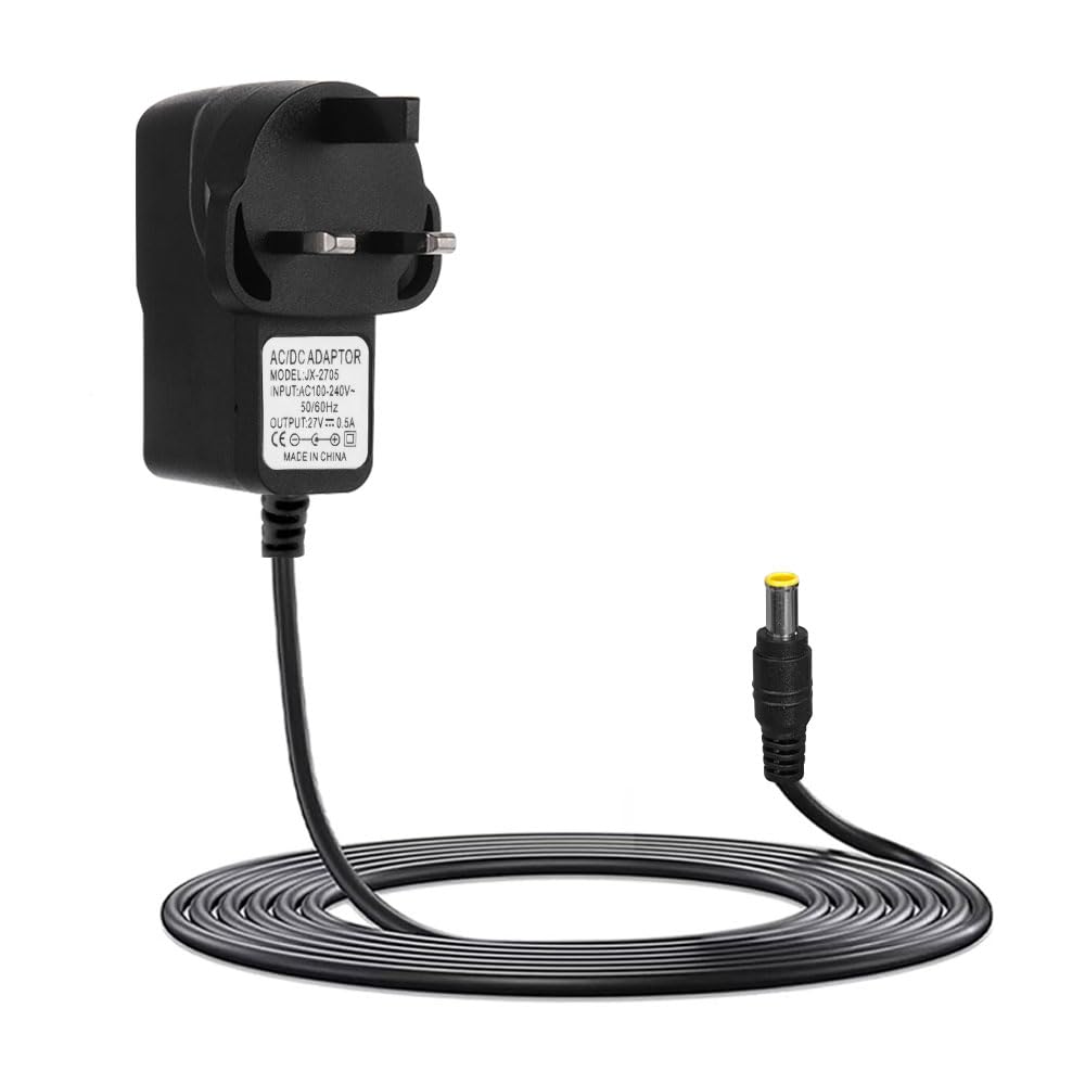 Vmoomax 27V 500mA Replacement Charger, Power Supply Adapter for Gtech AirRam MK2 Cordless Vacuum Cleaner K9 AFT001 AR01 AR02 AR29 AR30 ATF27 ATF29 ATF40 ATF41.