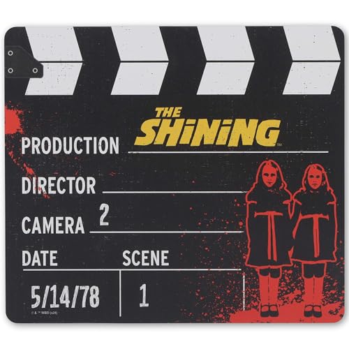 The Shining Movie Clapboard Metal Sign - Spooky Shining Decoration for Entertainment Room or Halloween Decor